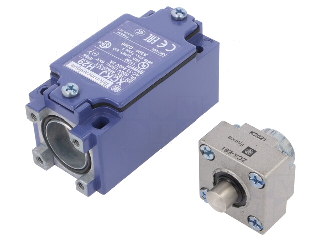 Eindschakelaar; pin Ø10mm; NO + NC; 10A; max.250VAC; max.250VDC Eindschakelaar; pin Ø10mm; NO + NC; 10A; max.250VAC; max.250VDC